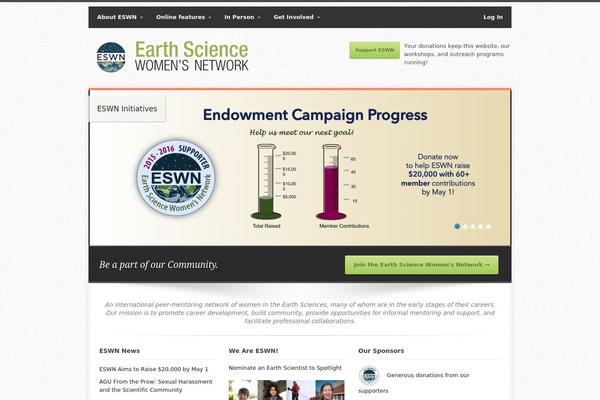 eswnonline.org site used Earth-science-womens-network