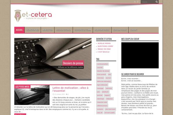Jarida theme site design template sample