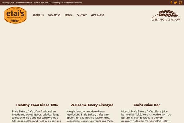 WordPress website example screenshot