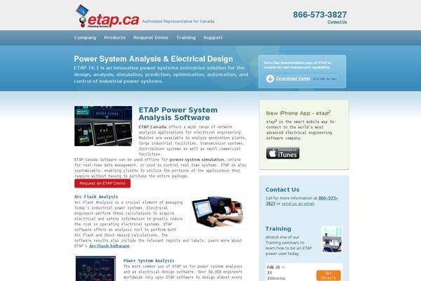 etap.ca site used Etap-wp