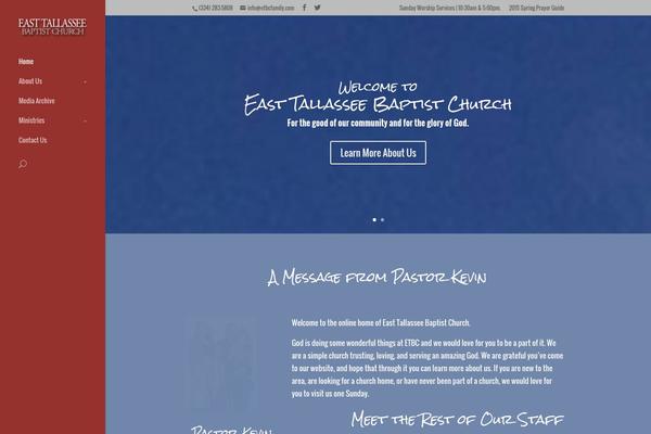 Divi theme site design template sample