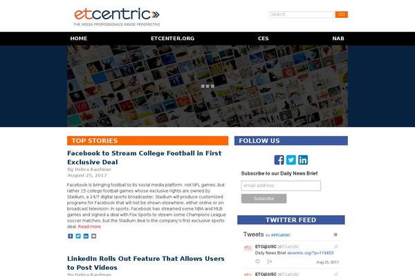 etcentric.org site used Etcentric2.0