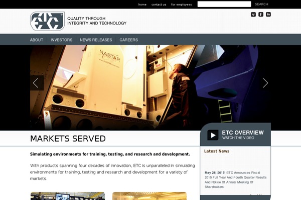 etcusa.com site used Etc-corporate