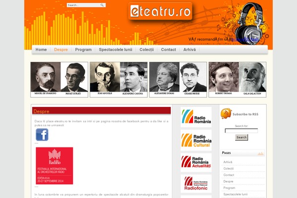 eteatru.ro site used Musicset8
