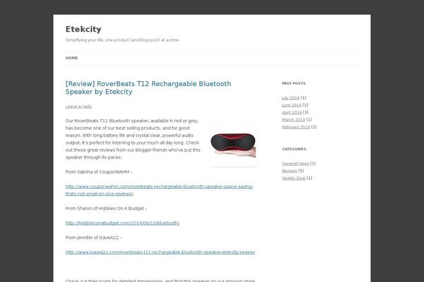 Twenty Twelve theme site design template sample