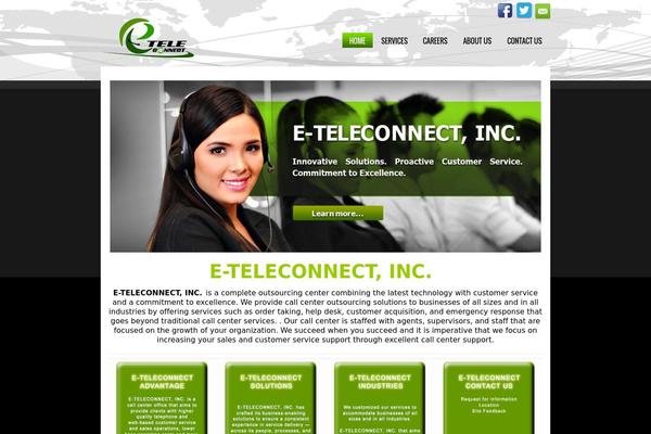 eteleconnectinc.com site used Upstream