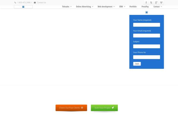 WordPress website example screenshot