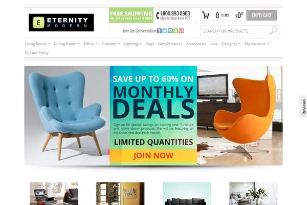 eternitymodern.ca site used Eternitymodern