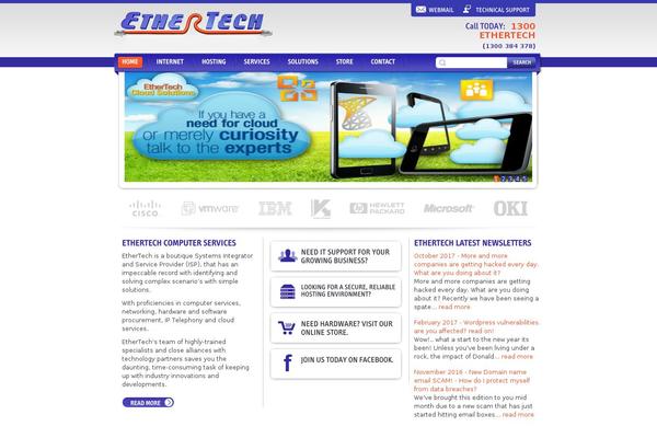 ethertech.com.au site used Ethertech