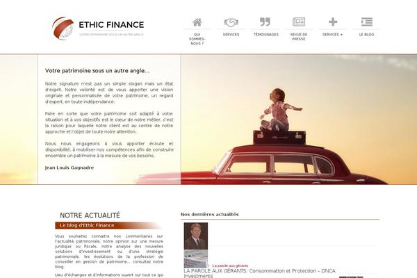 ethic-finance.com site used Ethic-finance