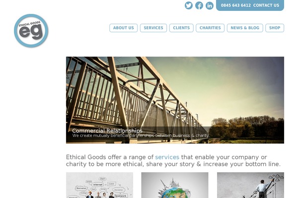 WordPress website example screenshot