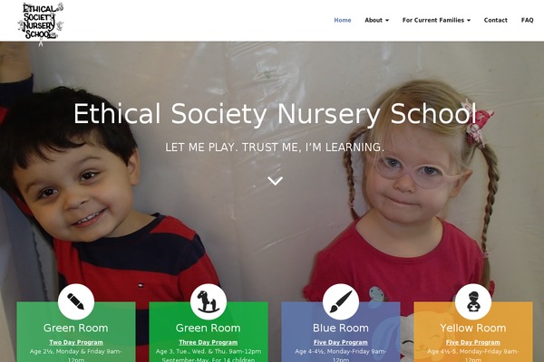 ethicalsocietynurseryschool.com site used Astra-child-theme