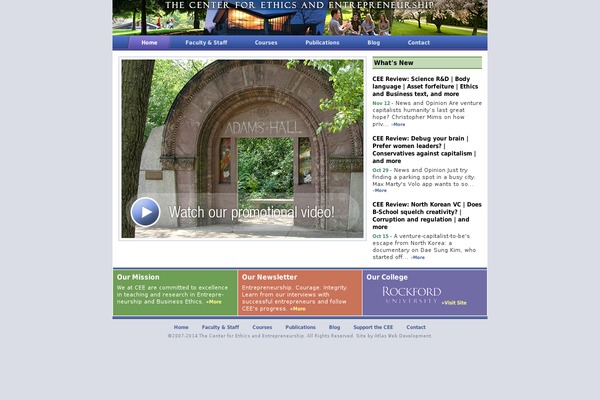 Default theme site design template sample