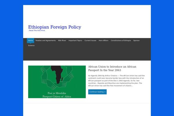 WordPress website example screenshot