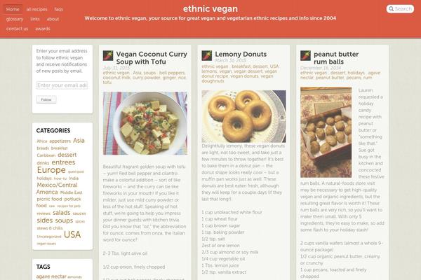WordPress website example screenshot