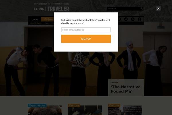 ethnotraveler.com site used Ethno