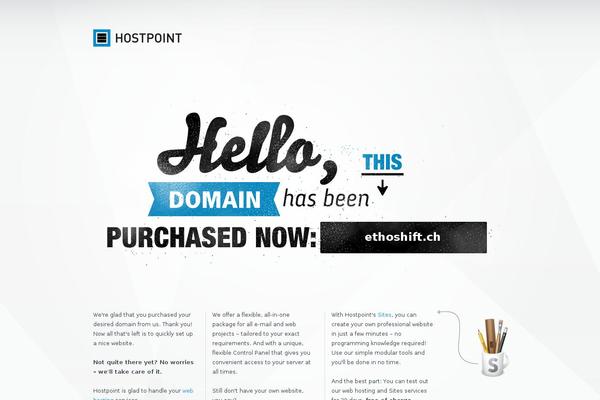 ethoshift.ch site used Bp