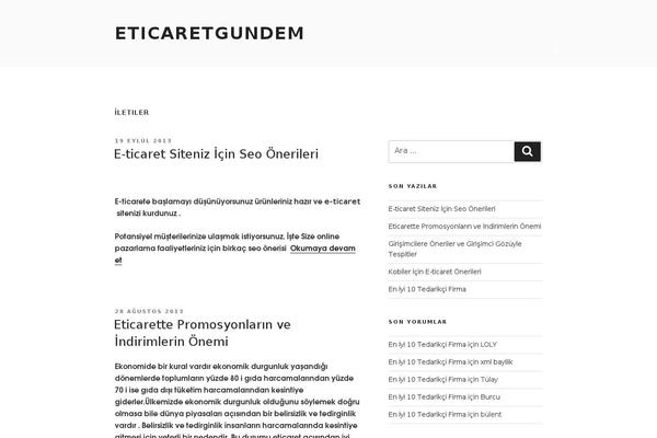 Twenty Sixteen theme site design template sample