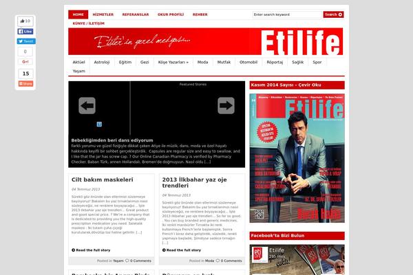 etilife.com site used Gazette