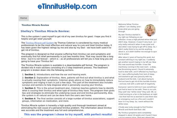 WordPress website example screenshot