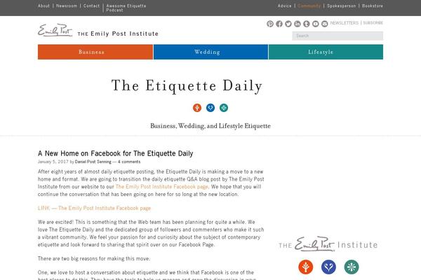 etiquettedaily.com site used Epi