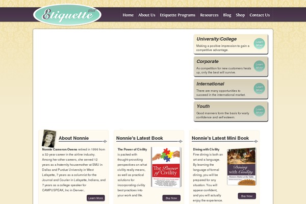 etiquetteplus.net site used Etiquette