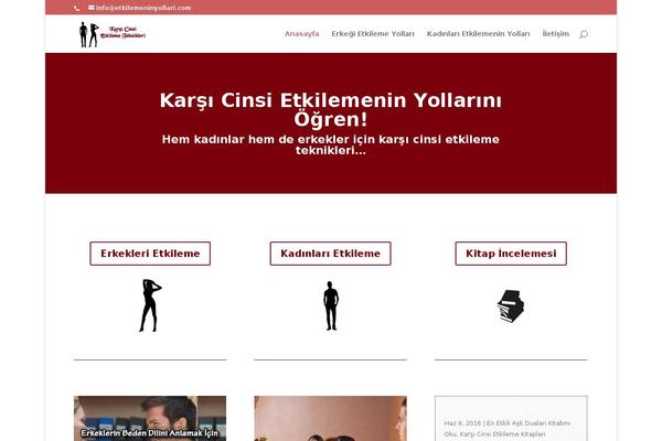 Divi theme site design template sample