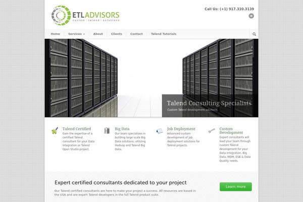Modernize theme site design template sample