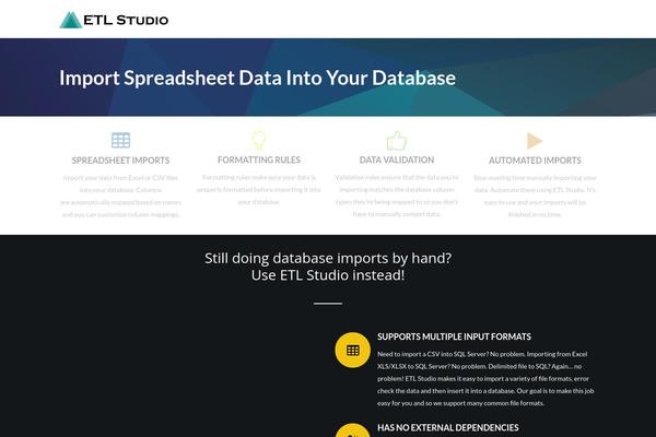 etlstudio.com site used Elite