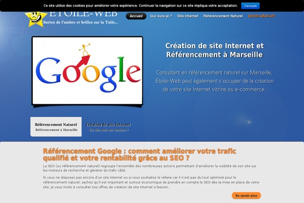 WordPress website example screenshot