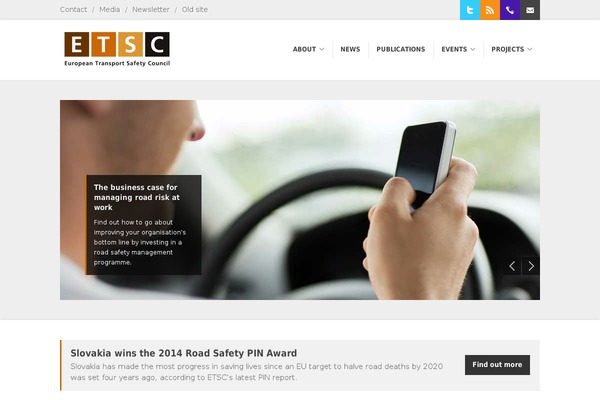 etsc.eu site used Thethemeforetsc