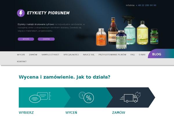 etykietypiorunem.pl site used Ribosome-child