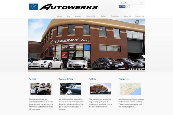 WordPress website example screenshot