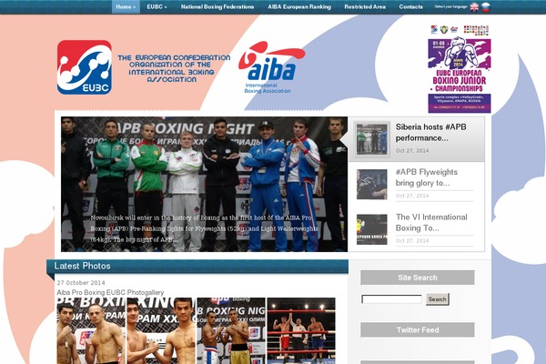 eubcboxing.org site used Eubcboxing