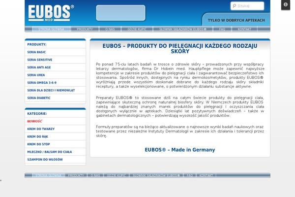 eubos-med.pl site used Eubos2016
