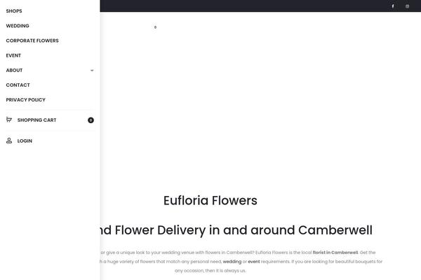 eufloriaflowers.com.au site used Sober-child