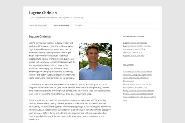 WordPress website example screenshot