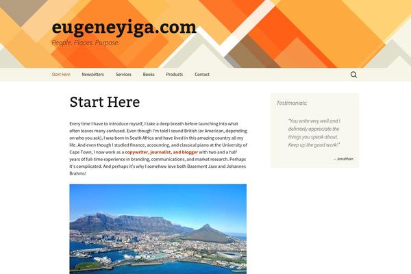 WordPress website example screenshot