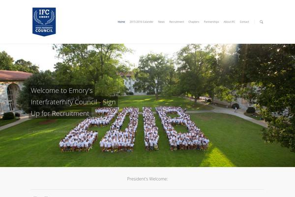 Salient theme site design template sample