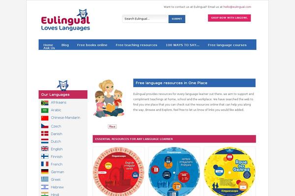 WordPress website example screenshot
