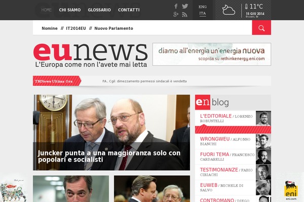 eunews.it site used Eunews