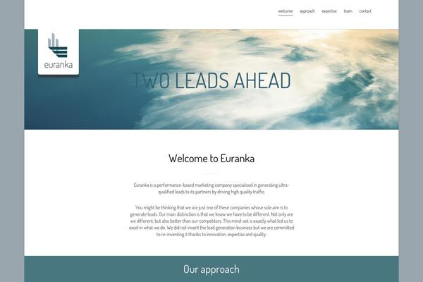 Dante theme site design template sample