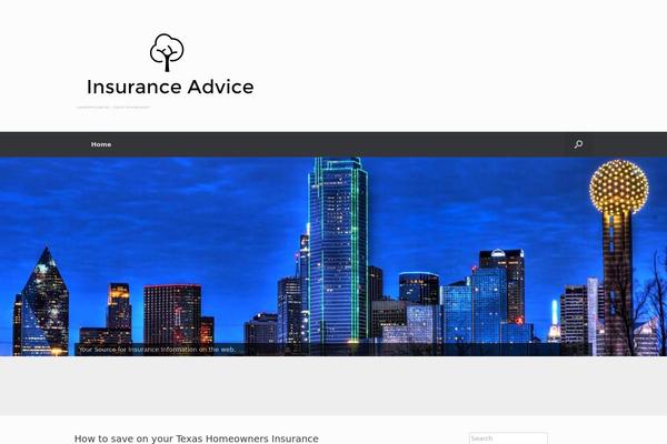 Vantage theme site design template sample