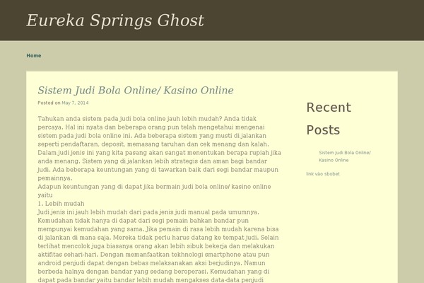 eureka-springs-ghost.com site used Only Coffee
