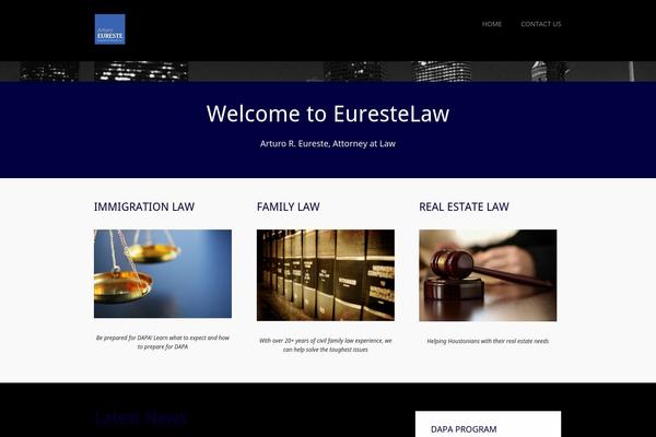 WP Jurist theme site design template sample