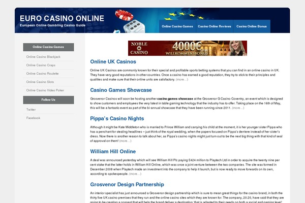 eurocasinoonline.com site used Eurocasinoonline