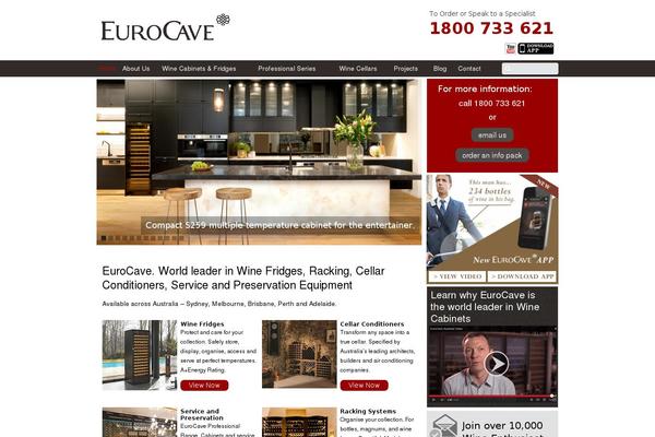 eurocave.com.au site used Eurocave