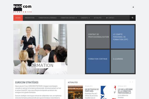 Industrix theme site design template sample