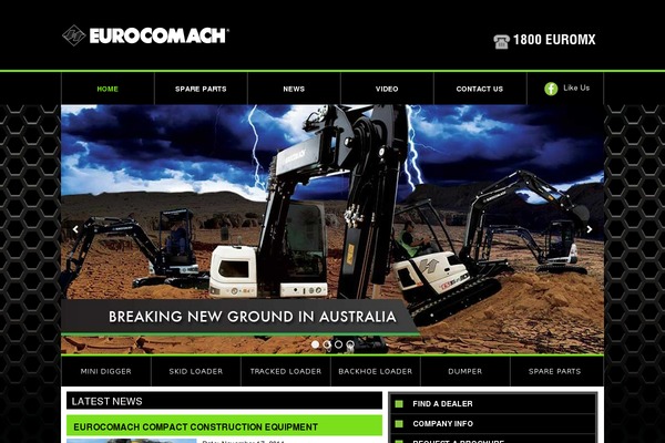 eurocomach.com.au site used Mach