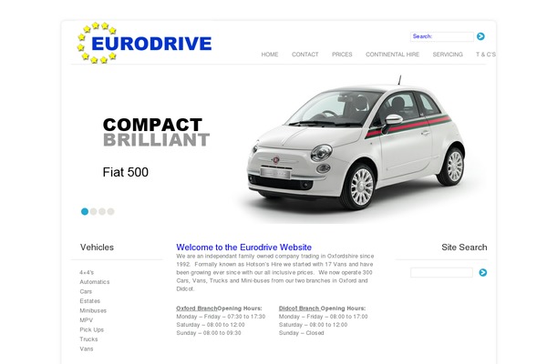 eurodriveuk.com site used Theme1052